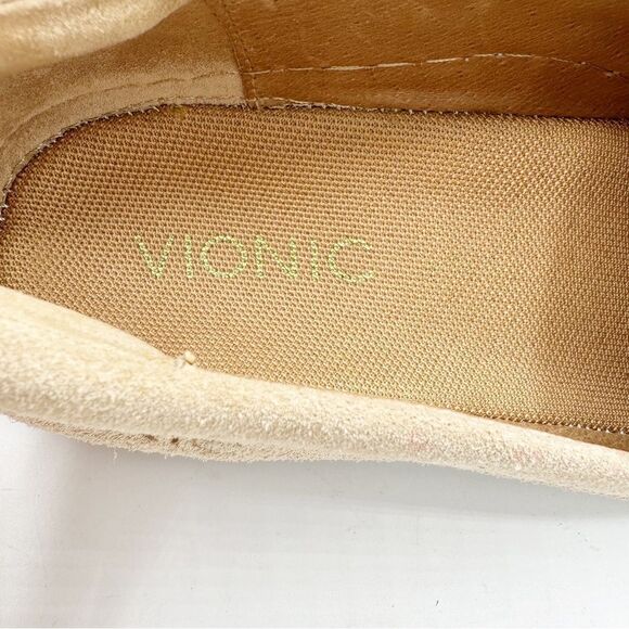 Vionic Fresh Quinn Sand Suede Tasseled‎ Slip On Comfort Loafers Size 6.5 - Picture 13 of 14